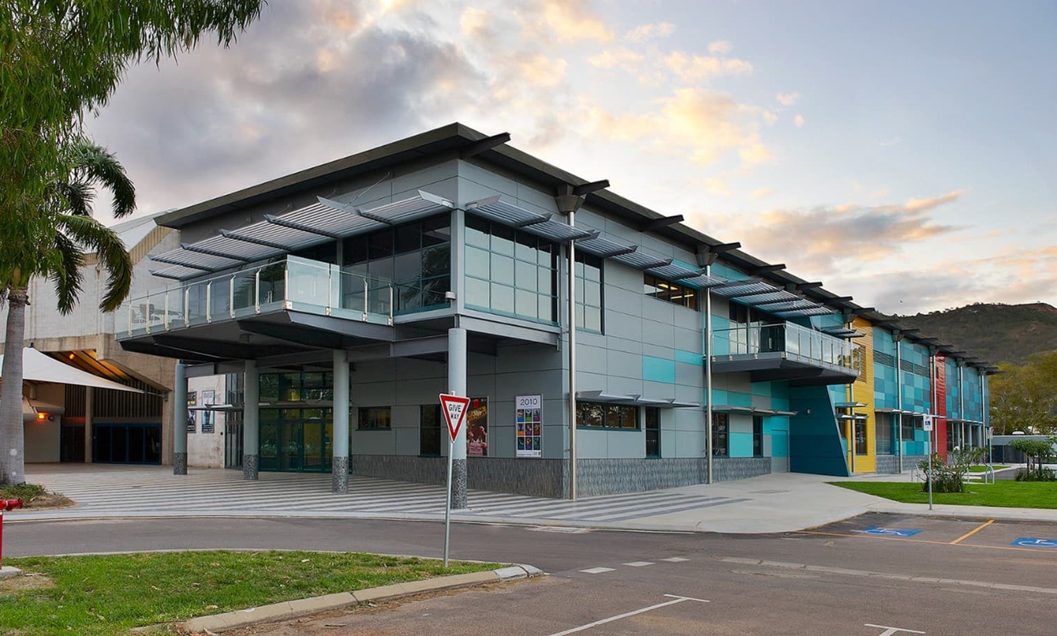 The extended Townsville Civic Theatre building